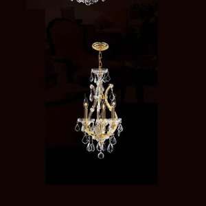  Maria Theresa chandelier Size D12 X H22 gold finish 