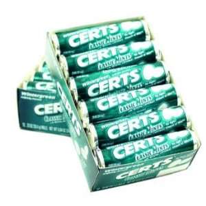 Certs   Wintergreen, .72 oz rolls, 24 count  Grocery 