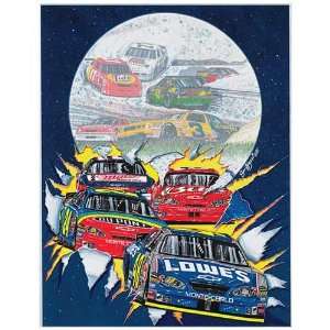  Sam Bass NASCAR Turn the Page Limited Edition Print 