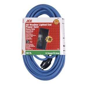   14/3 Sjow All Weather Extension Cord 50   Blue