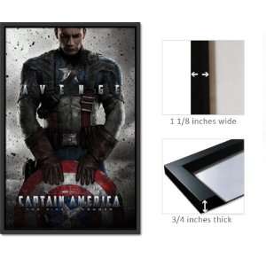 Professionally Framed Captain America The First Avenger Movie Chris 