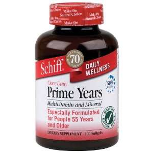  Schiff Once Daily Prime Years Multivitamin and Mineral 100 