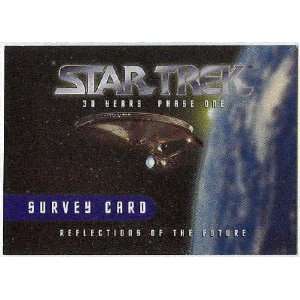  Star Trek 30 Years Phase 1 Woden #12 Single Trading Card 