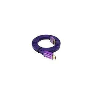   5ft 1.4 Version HDMI Cable(Purple) for Samsung tv & video Electronics