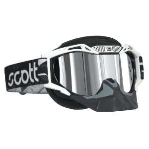 Scott USA Voltage Pro Air Snow Cross Goggles , Color White/Silver 