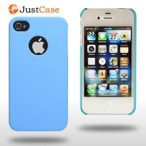 JustCase Slim iPhone 4 4S Case   Retail Packaging, 2 Screen Protectors 