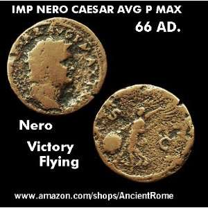  Nero 54 to 68 AD. Æ 20 Semis Bronze. Mint of Antioch 
