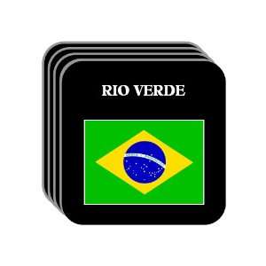  Brazil   RIO VERDE Set of 4 Mini Mousepad Coasters 