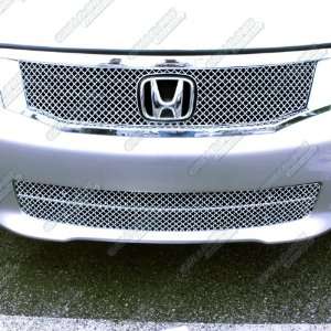 08 2010 Honda Accord Sedan V6 Stainless Steel Chrome X Mesh Grille 