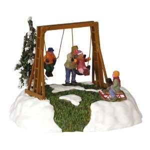   Village Swing Time Animated Table Piece #44192