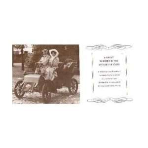  1903 CADILLAC RUNABOUT Post Card Sales Piece Automotive