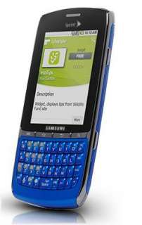 Wireless Samsung Replenish Android Phone, Blue (Sprint)