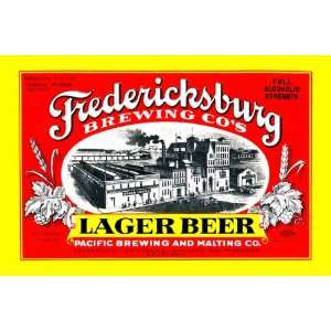  Fredericksburg Brewing Co.s Lager Beer 24X36 Giclee Paper 