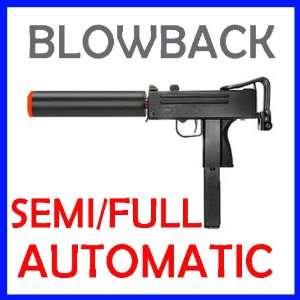  Airsoft Gas Gun UZI Semi Full Automatic Blowback Metal 