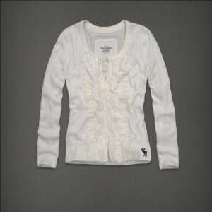  Abercrombie & Fitch Womens Sweater Cream 