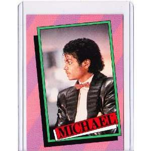  Michael Jackson 1984 Topps Trading Card #33 Everything 