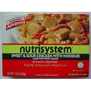 NUTRISYSTEM ADVANCED Sweet & Sour Chicken with Noodles 10 oz Dinner 