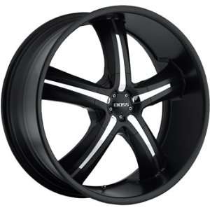Boss 334 22x9.5 Black Wheel / Rim 5x5 with a 14mm Offset and a 94.62 