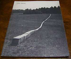 CARL ANDRE Sculpture 1959   1977 Scarce 1st Edition  