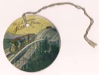 Vintage Antique Coney Island Scenic Railway Ticket Pass  