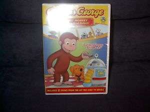 CURIOUS GEORGE DVD ROBOT MONKEY NEW  