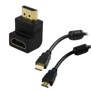  GTMax Right Angle HDMI Adapter (90 degree) (M/F) + 6FT 