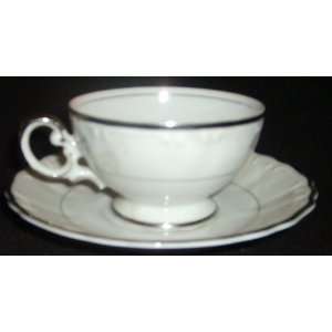  Harmony House Silver Sonata Cup and Saucer 3639 
