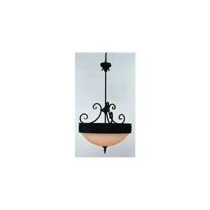  Trans Globe Lighting   3765   3 Light Black Renaissance 