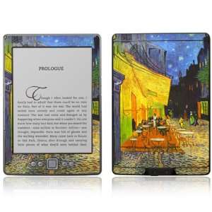 Cafe at Night Design Decorative Skin Decal Sticker for  Kindle 4 