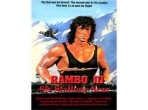 Rambo III Sly Stallone Real Prop Scar  