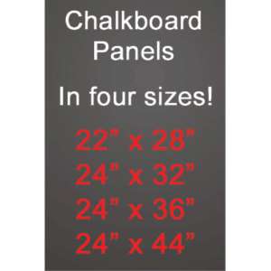 Chalkboard Replacement Panel For A Frame Sidewalk Sign  