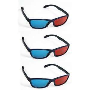  Hannah Montana 3D Anaglyph Glasses for DVD (3 Pairs 
