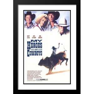  My Heroes Have Been Cowboys 20x26 Framed and Double Matted 