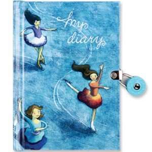 Ice Skaters Locked Diary Toys & Games