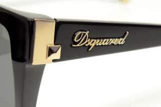 DSQUARED DQ 46 01A DQ 0046 SUNGLASSES BLACK DG0046 046 AUTHENTIC 