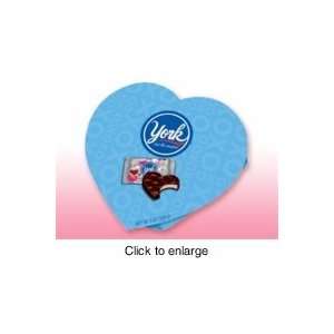 Valentines York Peppermint Pattie Heart Miniatures Heart Box, 8 Ounce 
