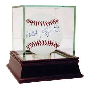  MLB New York Yankees Wade Boggs Signed Baseball with Hall of Fame 