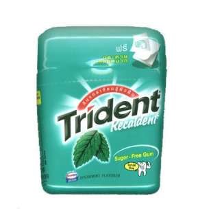 box TRIDENT Recaldent Calcium Gum Sugar free  