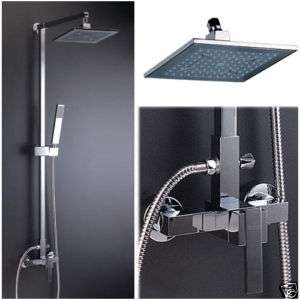 Square Luxury Wall Mounted Bathroom Shower Set 020  