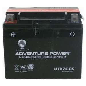  UPG 43009 UTX7C BS, DRY CHARGE AGM POWER SPORTS BATTERY 