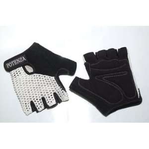  Potenza Mesh Cycling Glove Medium Grey / Black 133229 