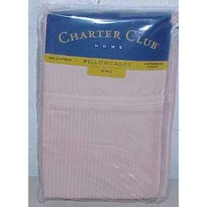  Charter Club Home Pink 400 Thread Count King Pillowcases 