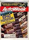 AutoWeek Magazine Mar 9 1992 Minivans Indy Museum Isuzu Trooper South 