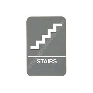  Stairs Sign Grey 4409