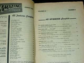AMAZING STORIES   Aug 1950   Robert Gibson Jones Cover  