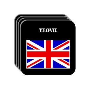  UK, England   YEOVIL Set of 4 Mini Mousepad Coasters 