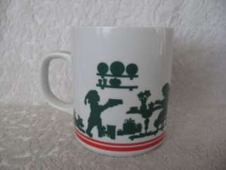 1984 Avon Christmas Coffee Cocoa Cup Mug Mrs Claus Elf  
