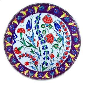  Handpainted Turkish Ceramic Plate (12inch) 4