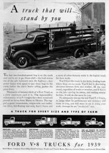 1939 Chevy 1 Ton Pickup Truck Original Ad  