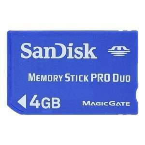  Sandisk Memory Stick PRO DUO 4GB (bulk)